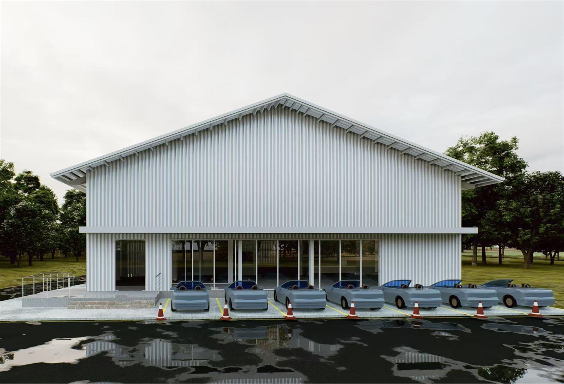 modern steel frame house modern steel frame house